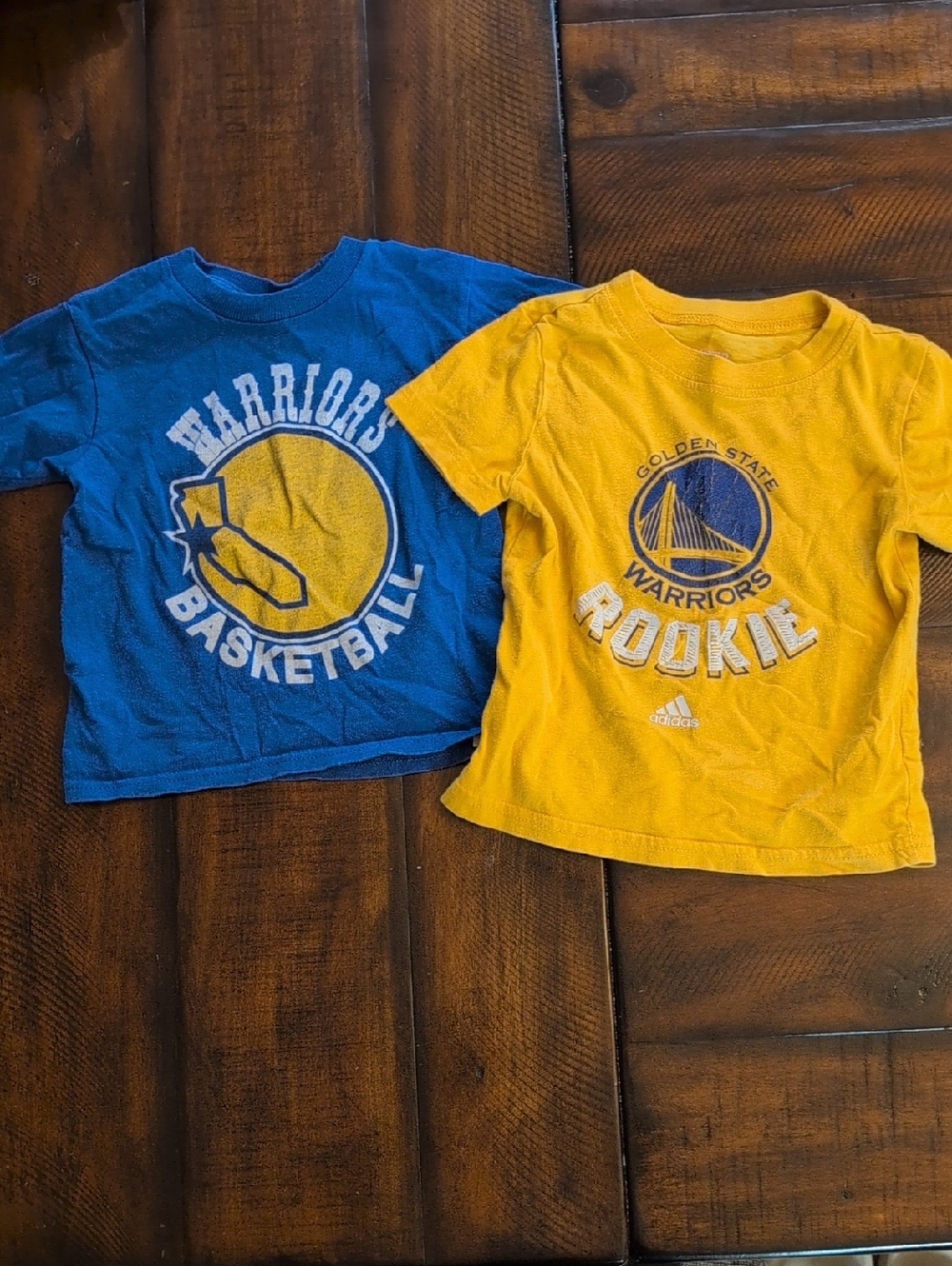 2 Pack Warriors Tees For Toddler Size 2T